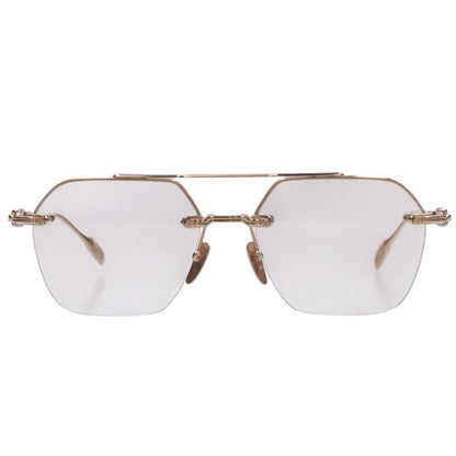 Chrome Hearts FLUID Filigree Motif Sunglasses Gold Size 58