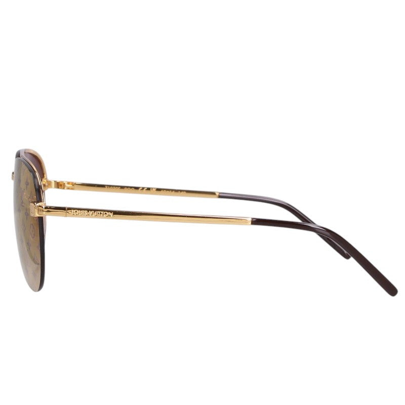 LOUISVUITTON Z1020E Clockwise Sunglasses Gold Size 60