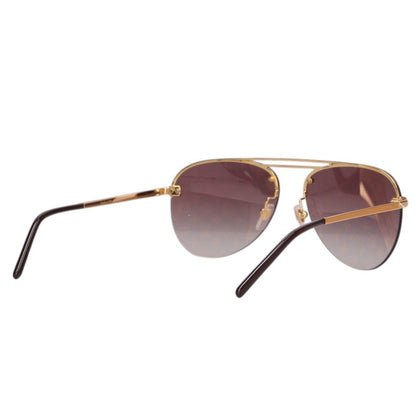 LOUISVUITTON Z1020E Clockwise Sunglasses Gold Size 60