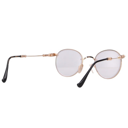 Chrome Hearts BUBBA-A Cross Temple Metal Glasses Size 49