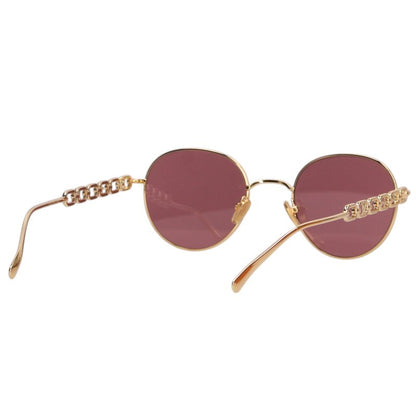 LOUISVUITTON My LV Chain Round Sunglasses Gold Size 49