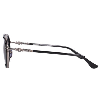 Chrome Hearts LOVEBOAT Cross Two-Bridge Sunglasses Size 48