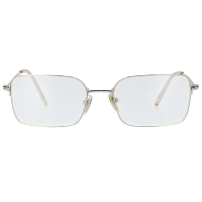 BALENCIAGA BB0316S Square Frame Glasses Silver Size 56