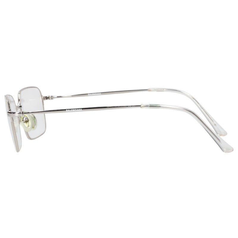 BALENCIAGA BB0316S Square Frame Glasses Silver Size 56