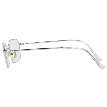 BALENCIAGA BB0316S Square Frame Glasses Silver Size 56