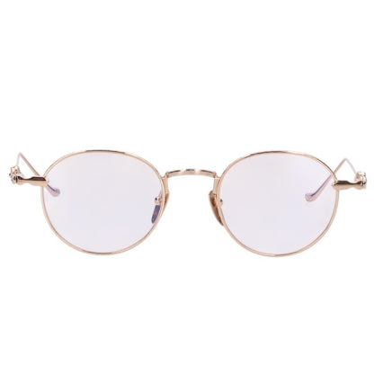 Chrome Hearts VAGIDICTORIAN III Floral Glasses Gold Size 48