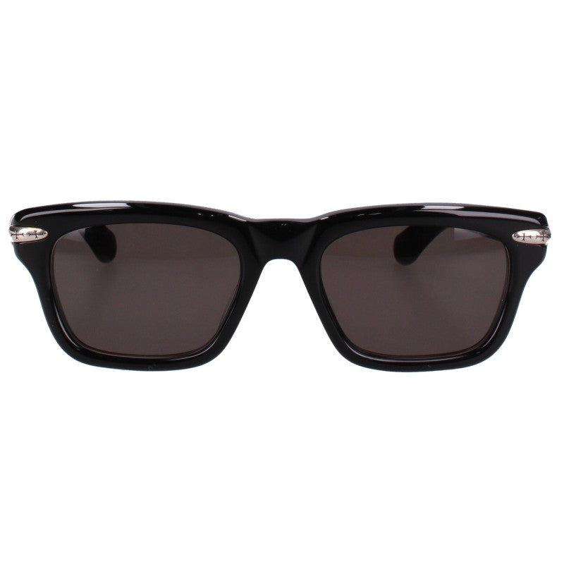 Chrome Hearts Clear Frame Sunglasses Black/Silver Size 52