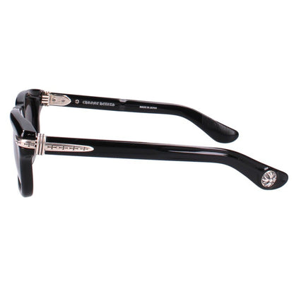 Chrome Hearts Clear Frame Sunglasses Black/Silver Size 52