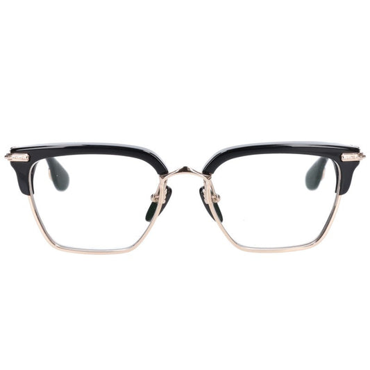 Chrome Hearts Floral Cross Glasses Black/Gold Size 53