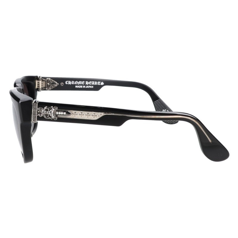 Chrome Hearts BOX OFFICER Pave Sunglasses Black Size 56