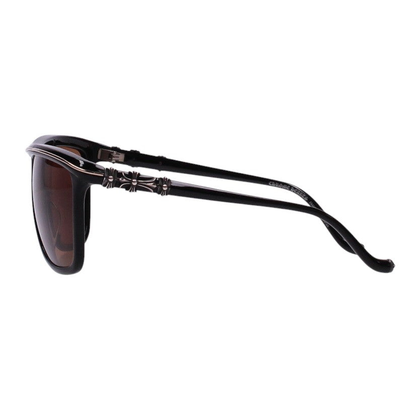 Chrome Hearts CH Cross Sunglasses Black/Silver Size 60
