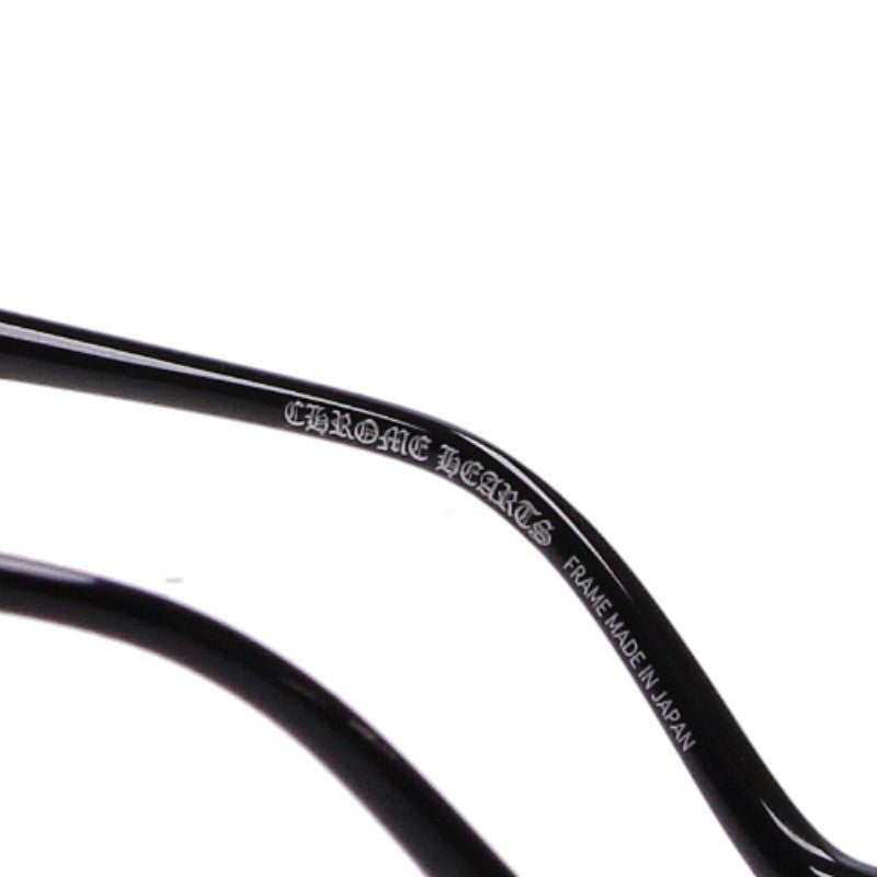Chrome Hearts CH Cross Sunglasses Black/Silver Size 60