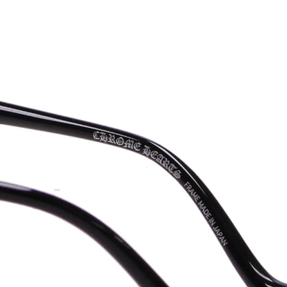 Chrome Hearts CH Cross Sunglasses Black/Silver Size 60