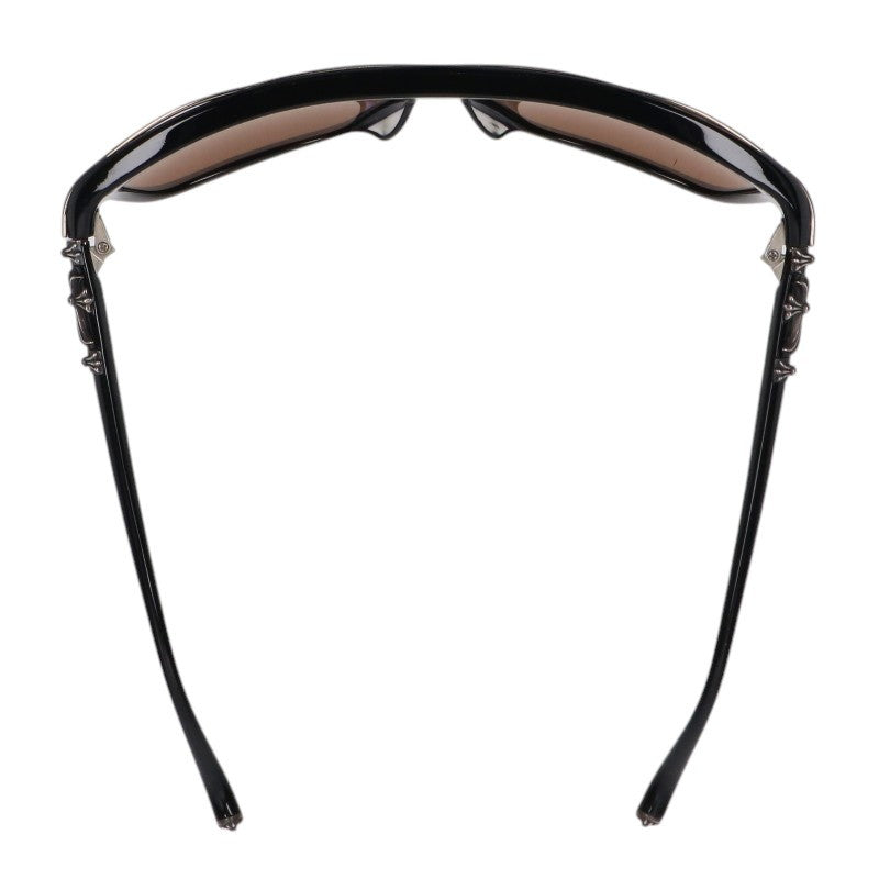 Chrome Hearts CH Cross Sunglasses Black/Silver Size 60