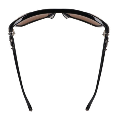 Chrome Hearts CH Cross Sunglasses Black/Silver Size 60