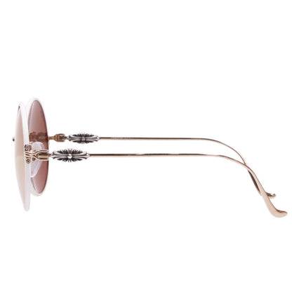Chrome Hearts OVERYEASY Round Sunglasses Size ONE SIZE