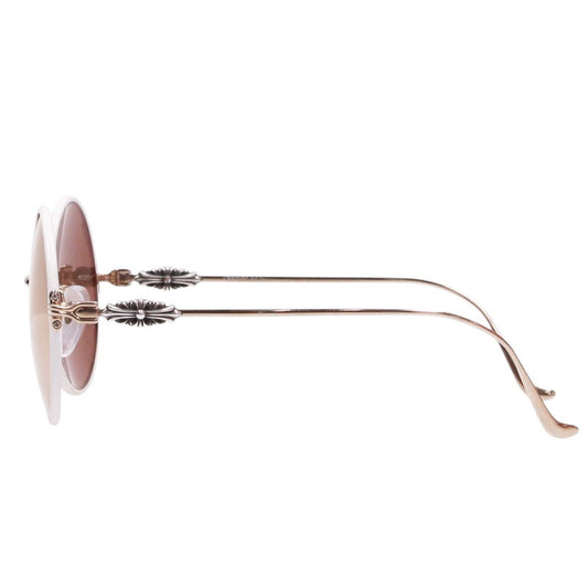 Chrome Hearts OVERYEASY Round Sunglasses Size ONE SIZE