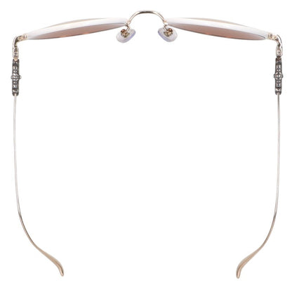 Chrome Hearts OVERYEASY Round Sunglasses Size ONE SIZE