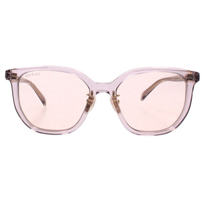 GUCCI GG2037SA Clear Gold Square Frame Sunglasses Size 54