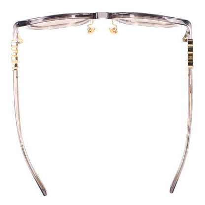 GUCCI GG2037SA Clear Gold Square Frame Sunglasses Size 54
