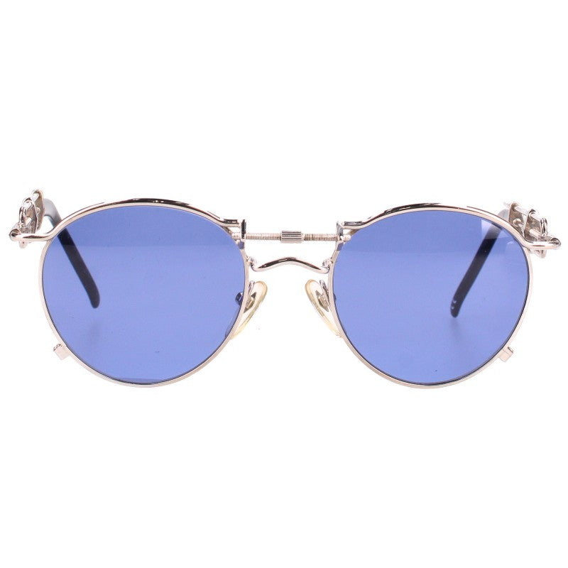 Jean Paul Gaultier Metal Frame Round Sunglasses Silver