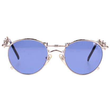 Jean Paul Gaultier Metal Frame Round Sunglasses Silver