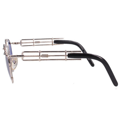 Jean Paul Gaultier Metal Frame Round Sunglasses Silver