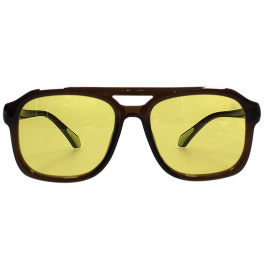MONCLER Vants Two-Bridge Pilot Sunglasses Black