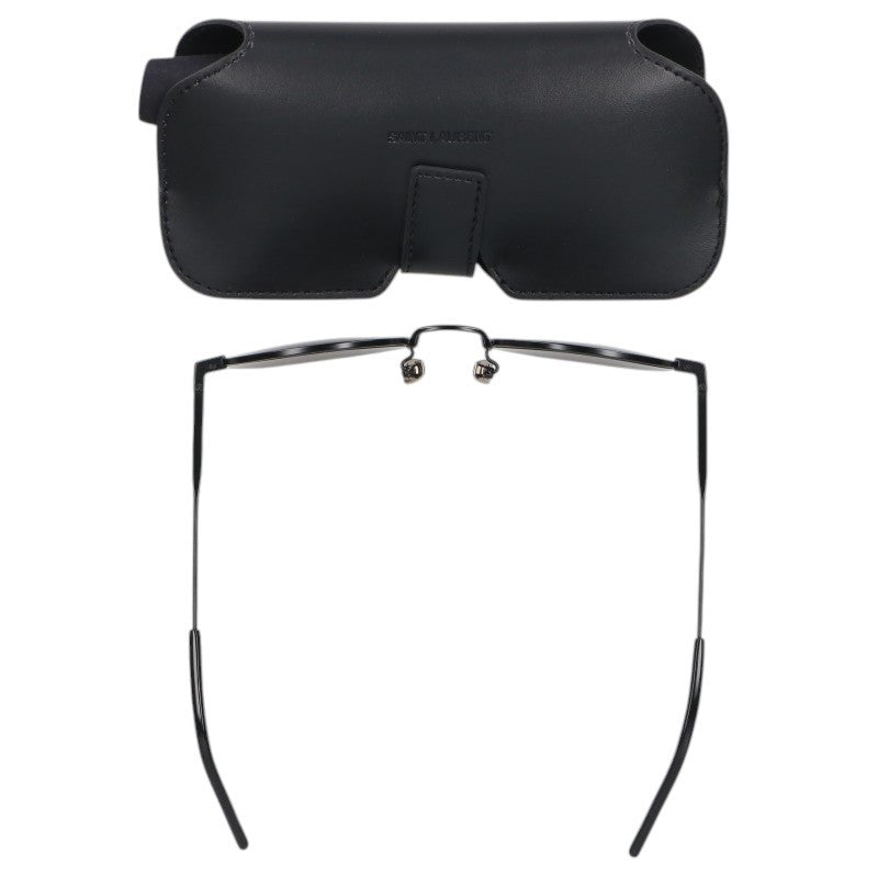 SAINT LAURENT PARIS SL250 Metal Sunglasses Black Size 52