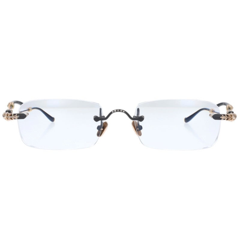 Chrome Hearts PILLS III Floral Rimless Sunglasses Size 55