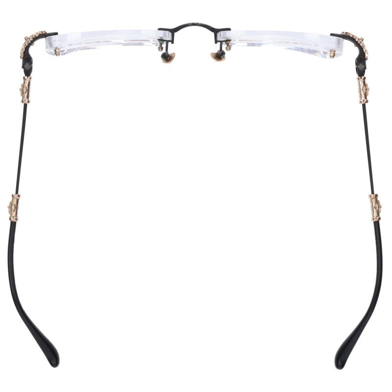 Chrome Hearts PILLS III Floral Rimless Sunglasses Size 55