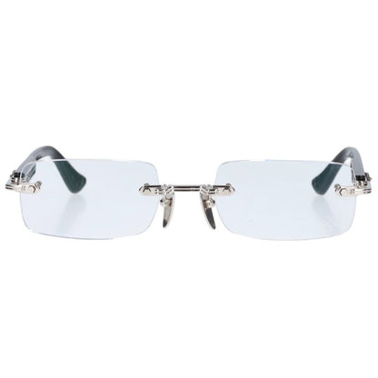 Chrome Hearts DEEP I Side Floral Rimless Eyeglasses Size 54