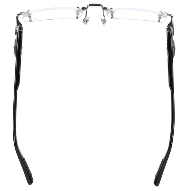Chrome Hearts DEEP I Side Floral Rimless Eyeglasses Size 54