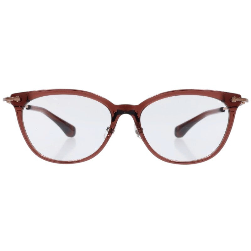 999.9 M-130 Boston Frame Glasses Brown Size 52