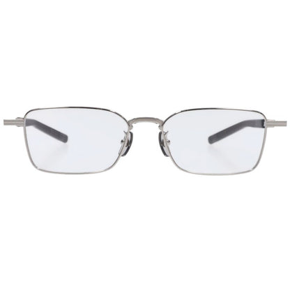 999.9 S-956T Silver Square Glasses Size 53