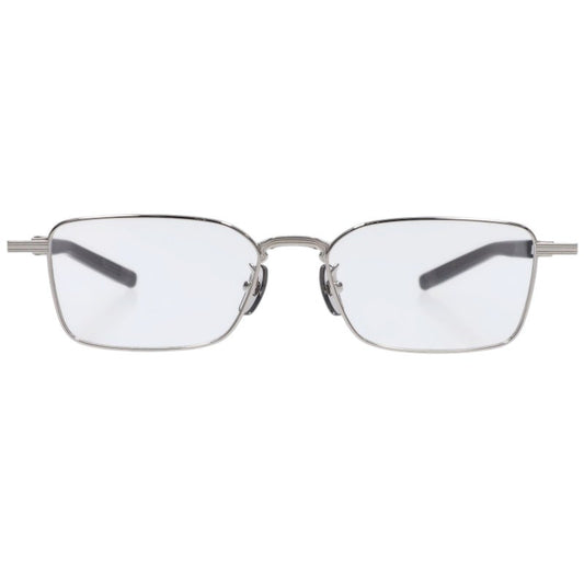 999.9 S-956T Silver Square Glasses Size 53