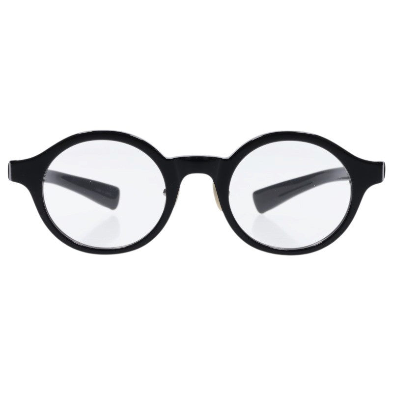 999.9 FN-0846 Round Shape Glasses Black Size 46