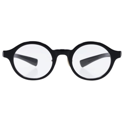 999.9 FN-0846 Round Shape Glasses Black Size 46
