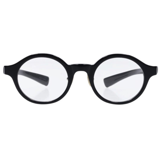 999.9 FN-0846 Round Shape Glasses Black Size 46