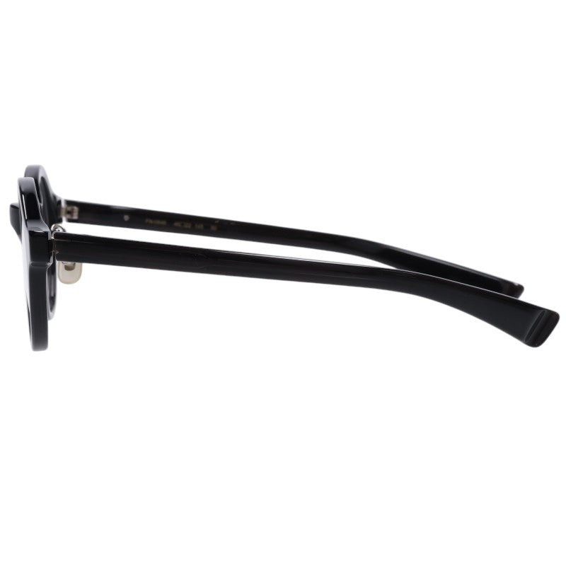 999.9 FN-0846 Round Shape Glasses Black Size 46