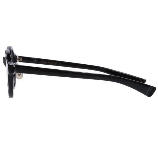 999.9 FN-0846 Round Shape Glasses Black Size 46