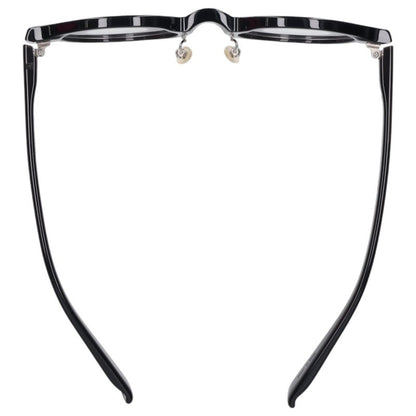 999.9 FN-0846 Round Shape Glasses Black Size 46