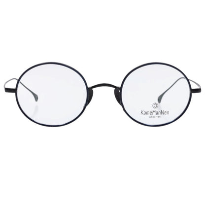 Kamemannen Metal Frame Glasses Black Size 46
