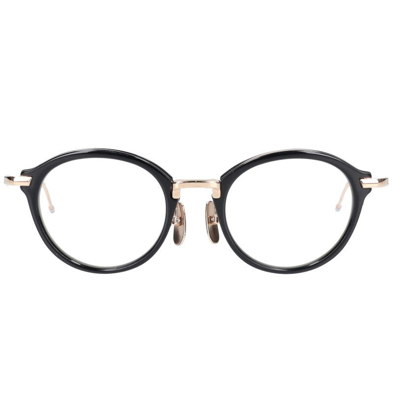 THOM BROWNE TB-011A-49 Boston Frame Glasses Black Size 49