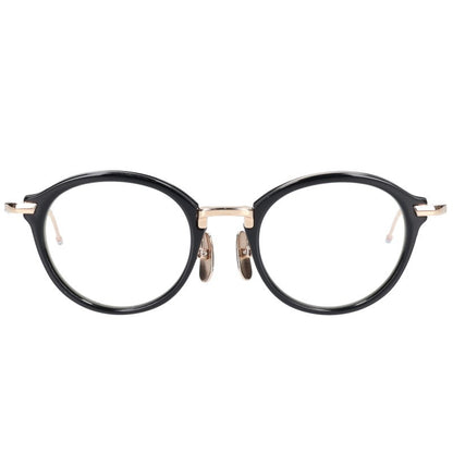 THOM BROWNE TB-011A-49 Boston Frame Glasses Black Size 49