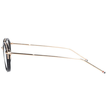 THOM BROWNE TB-011A-49 Boston Frame Glasses Black Size 49