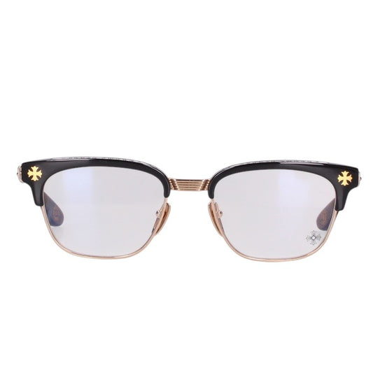 Chrome Hearts BONENNOISSEUR II Sunglasses Black/Gold Size 53