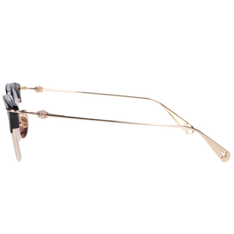 Chrome Hearts SLUNTRADICTION Glasses Black/Gold Size 54