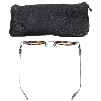 Chrome Hearts Double Floral Cross Round Eyeglasses Size 47