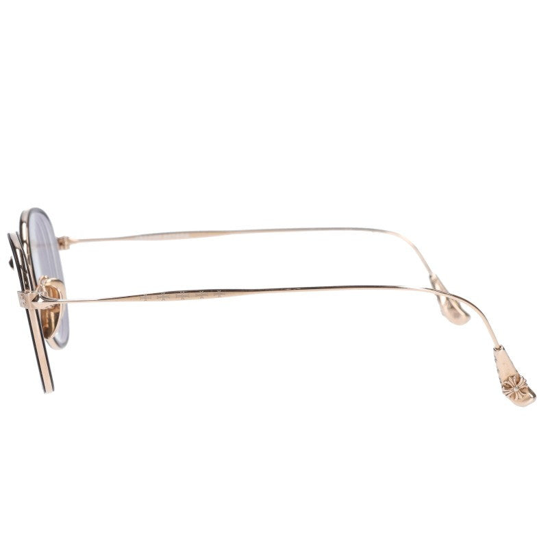 rinkan x Chrome Hearts BONE PRONE IV CH Plus Glasses Black/Gold